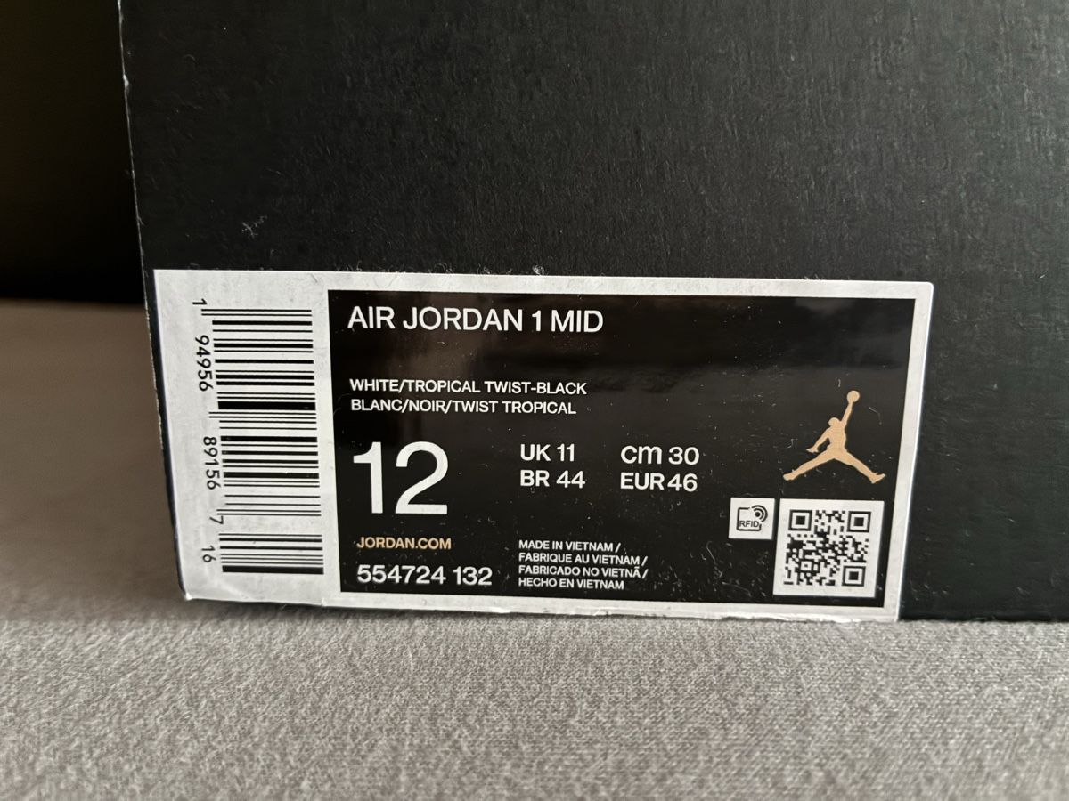 Jordan Scarpe da uomo: Air Jordan 1 Mid "Tropical Twist Iglu" – Usato da Balsthal venduto da Sven.sch 6