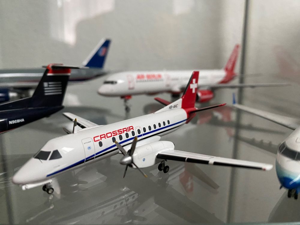 1:200 Herpa Saab 340 Crossair (Neu (gemäss Beschreibung)) in Zürich für