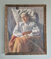 Tableau Edouard Kaiser 1912 huile sur toile Chaux de fonds