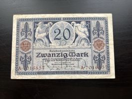 Billet Allemagne 🇩🇪 1915