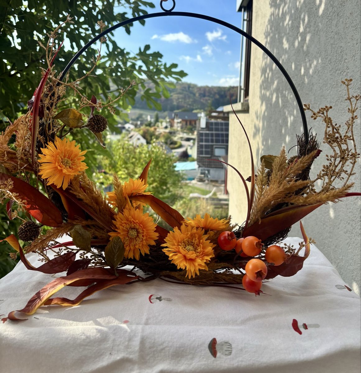 Toutes les décorations: Herbstkranz Kunstblumen – D'occasion à Buus par len_gz7m