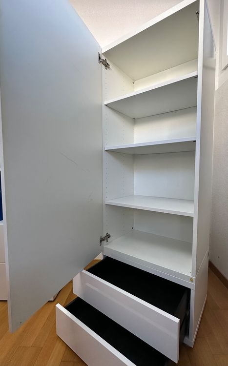 Elegantes Ikea Schrank Weiss Mit Schubladen Ebenbild