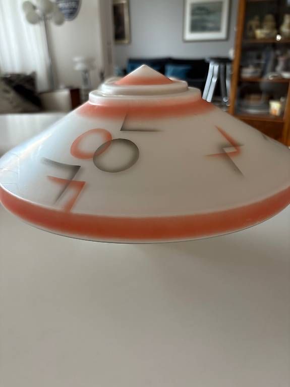 Lampadari & plafoniere: Art Deco Glas Deckenleuchte – Usato da Derendingen venduto da ArtDeco61 1
