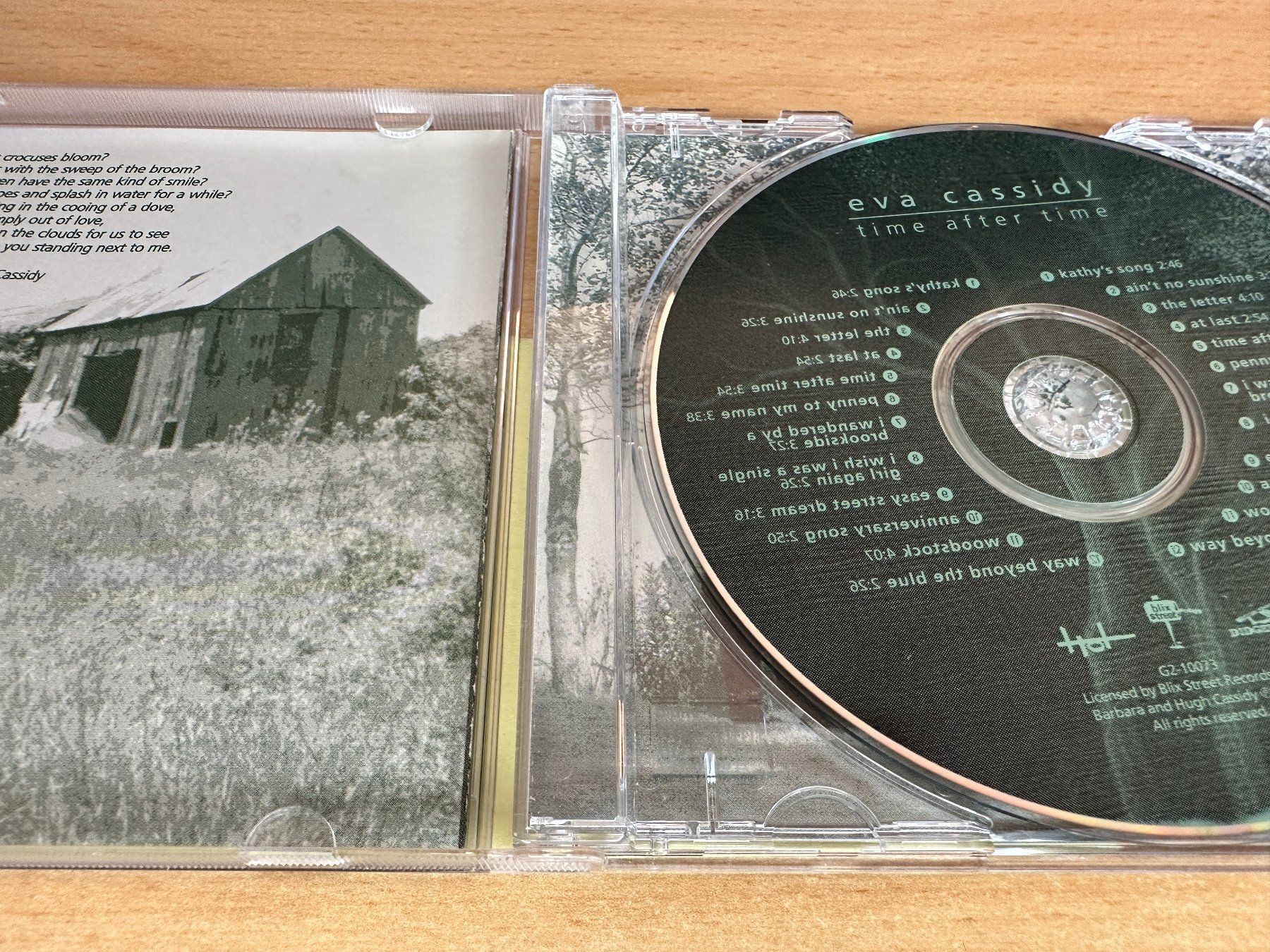 CD: Eva Cassidy – Time After Time – Usato da Rikon im Tösstal venduto da Alpenmutz 2