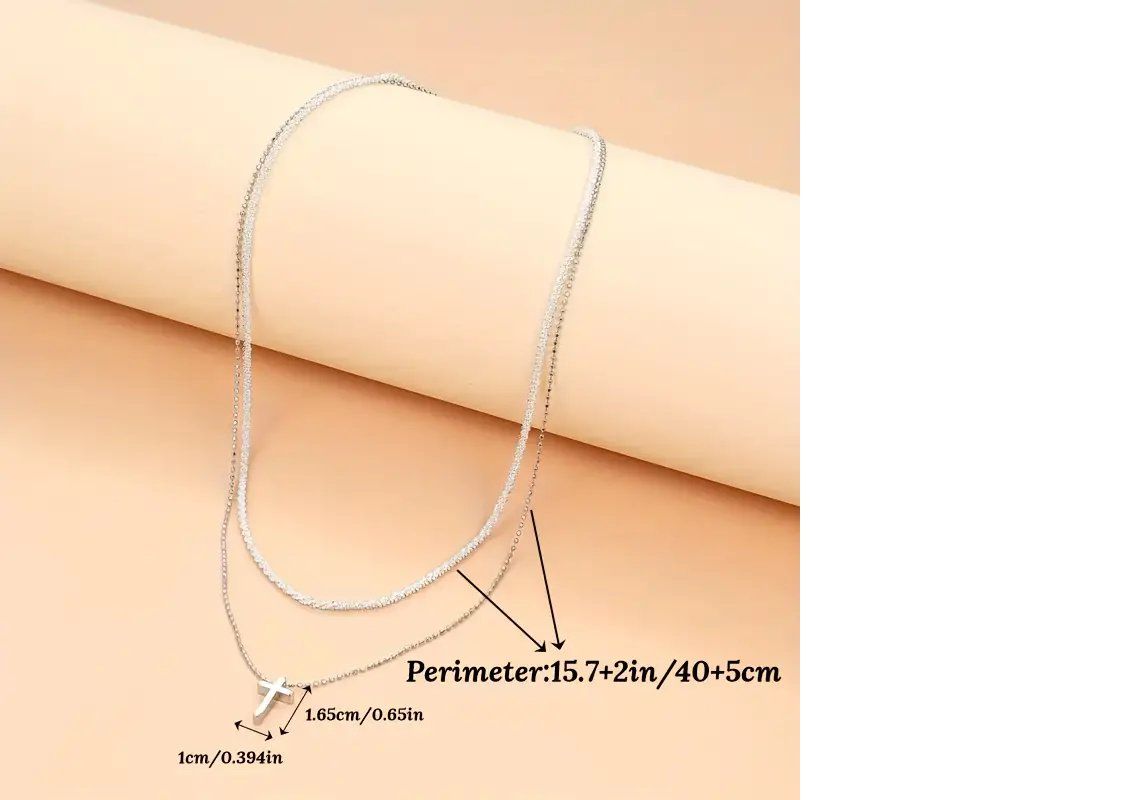Catenine: Silber 925  Kreuz- Kette verstellbar – Nuovo e nell'imballaggio originale da Glattbrugg venduto da glu_qt2b 1