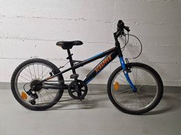 VTT Scraper 24 pouces occasion enfant bleu/noir