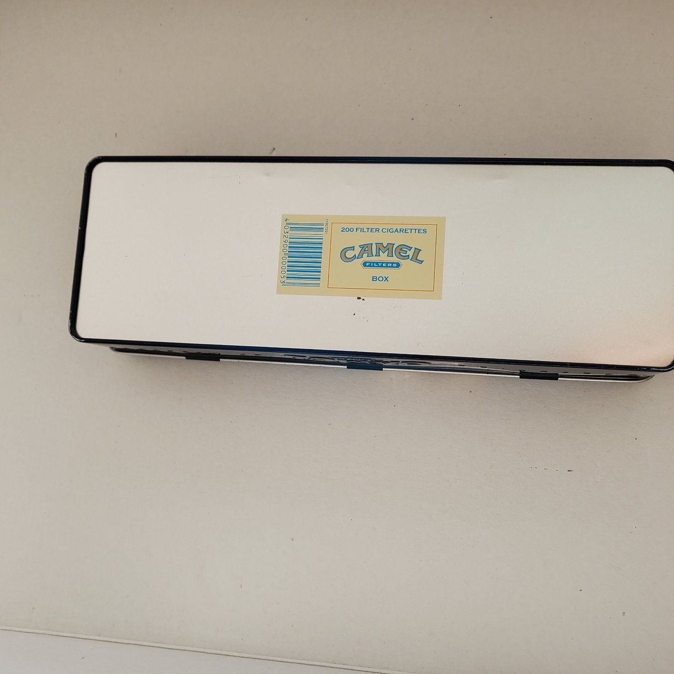 Camel Tabacchi: Camel 90 anniversary 200 US eine Stange Zigaretten Blech Box – Usato da Unterägeri venduto da 0alfa0 3