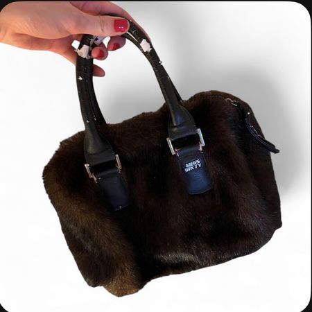 Miss Sixty Tasche Kunstfell dunkelbraun