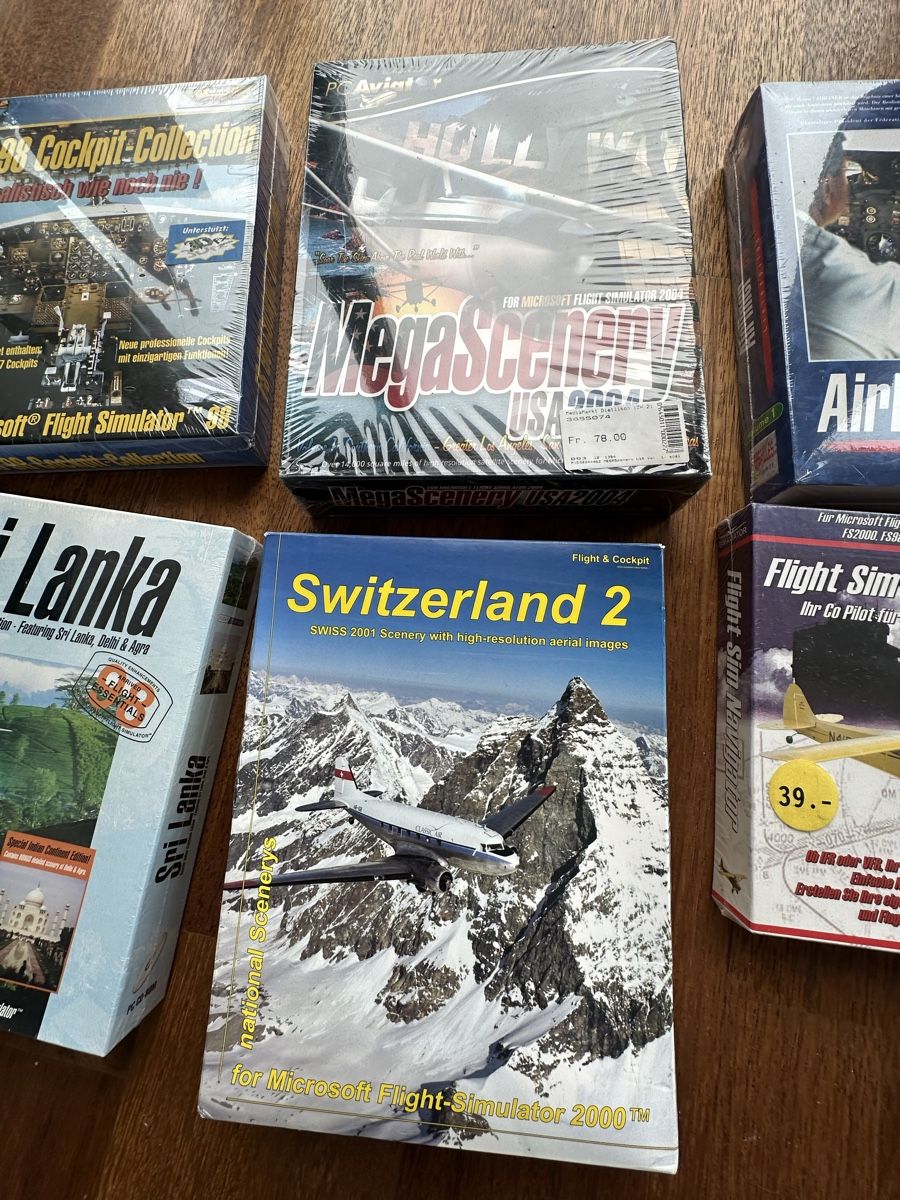 Microsoft Giochi: PC 9 mal Flugsimulator originalverpackt – Nuovo e nell'imballaggio originale da Zürich venduto da Kareljan 6