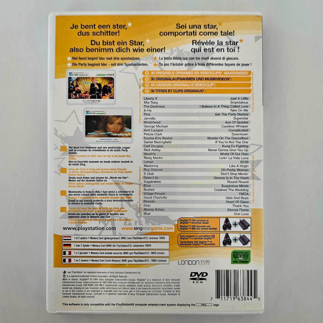 Sony Jeux: Singstar (PS2) – D'occasion à Holziken par Miglioregamesnmore 1