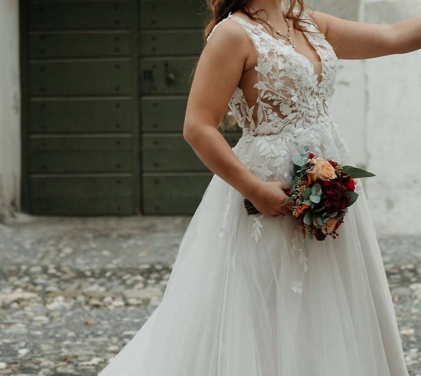 Vestiti: Designer Hochzeitskleid Ivory – Usato da Cazis venduto da The_Chance 4