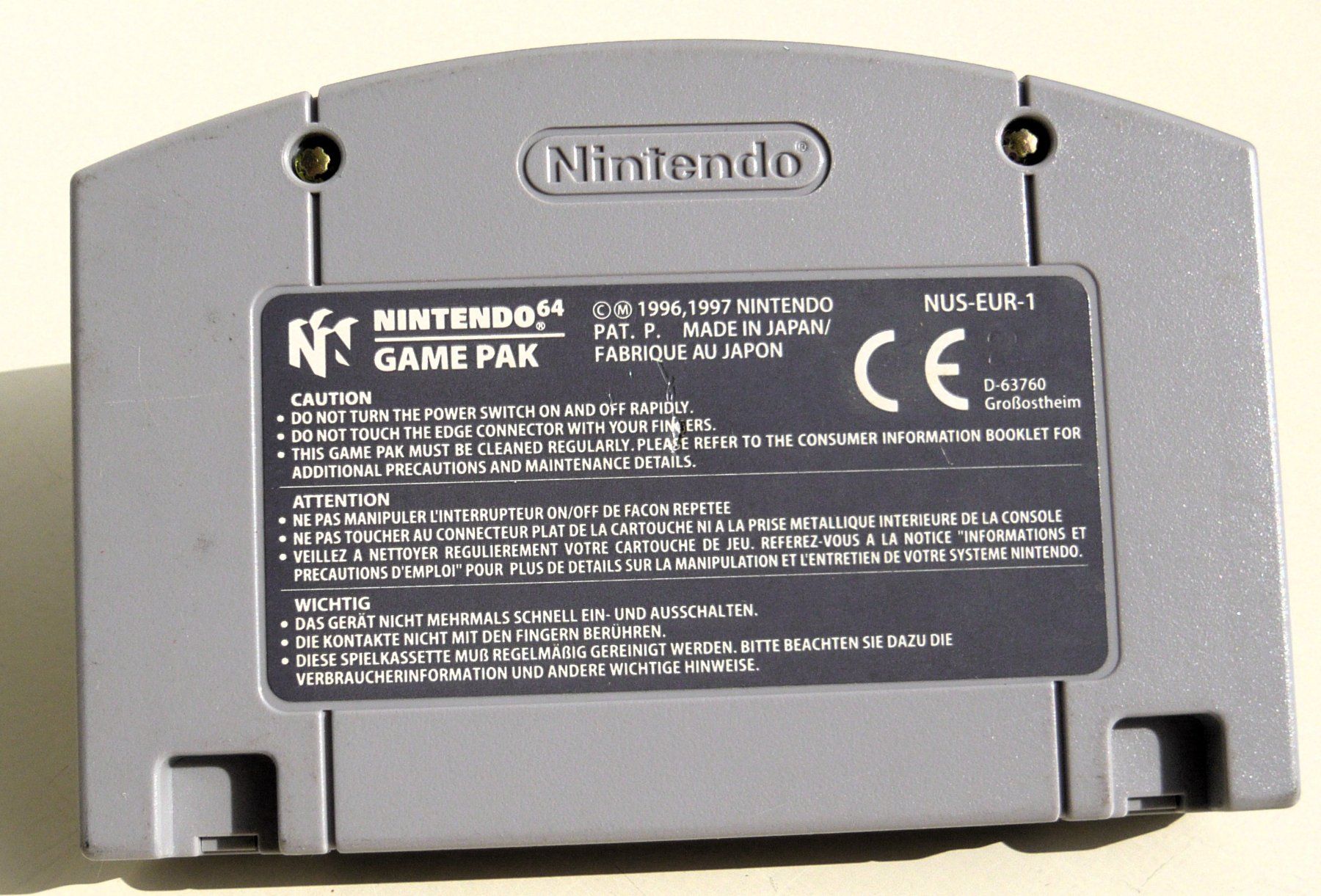 Nintendo Giochi: Nintendo 64 -1080 Ten Eighty Snowboarding ! – Usato da Onex venduto da Jaguar1986 2