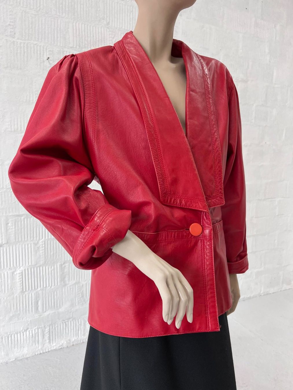 Giacche: Vintage 80er Jahre Leder-Jacke – Usato da Walzenhausen venduto da stilvollwohnen 7