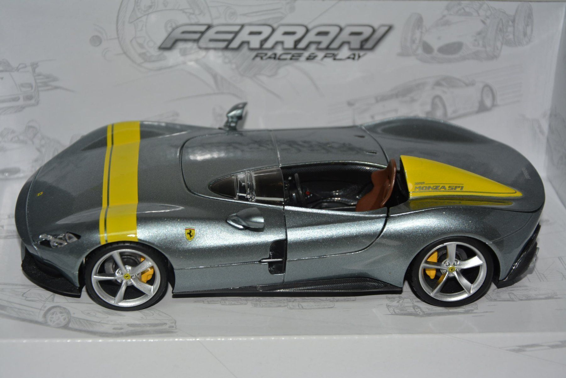 Ferrari Modellini d'auto: Ferrari Monza SP1 , Bburago, 1:24 – Nuovo e nell'imballaggio originale da Goldach venduto da Feivel9 1