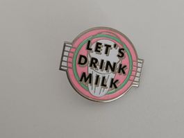 Pin Let's Drink Milk - Box 30
