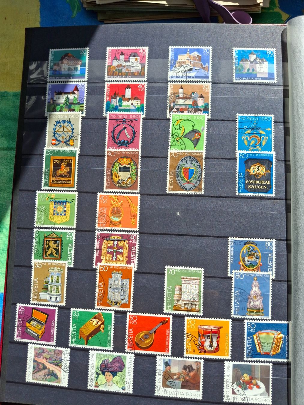 Tutti i francobolli: timbre collection Pro Patria dès 1938 – Usato da Sorvilier venduto da carose01 5