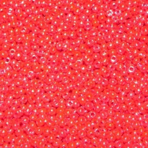 Perle (finte): Saatperlen Raspberry Red AB Crystal 3mm – Nuovo e nell'imballaggio originale da Klingnau venduto da SilberwindArt
