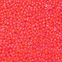 Saatperlen Raspberry Red AB Crystal 3mm