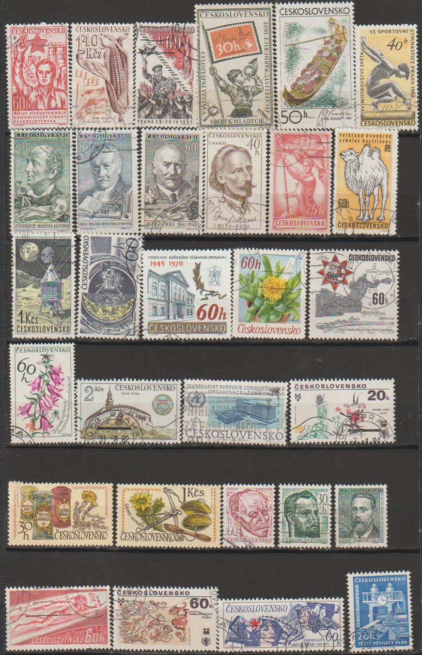 Alle Briefmarken: Tchécoslovaquie Collection bon état – Gebraucht aus Crans-Montana von kira56 1