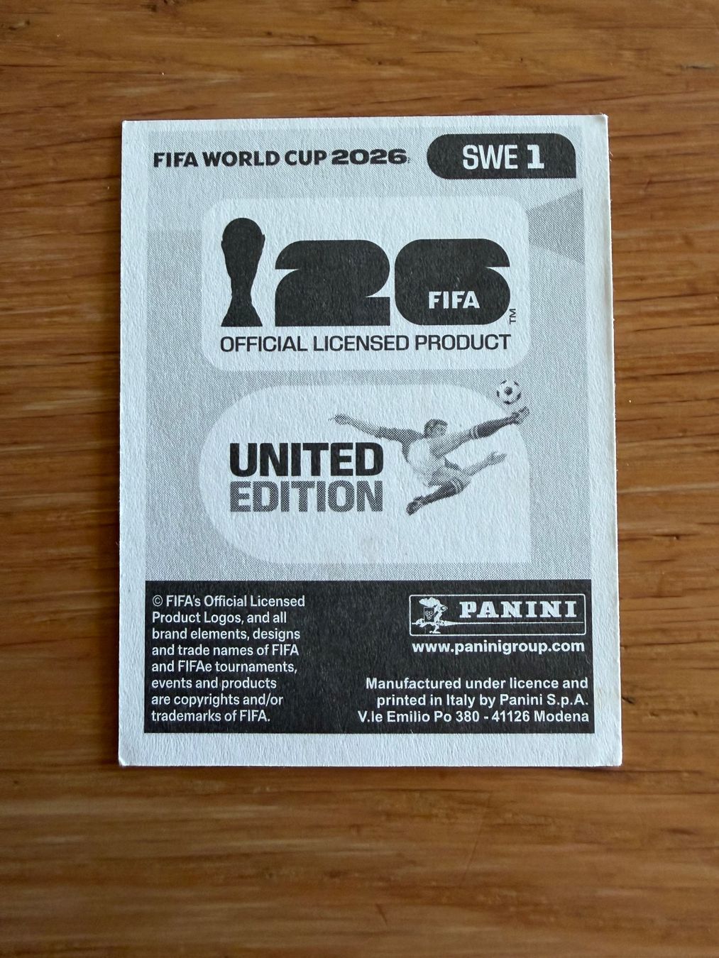Panini Carte collezionabili: Panini SWE 1 – Nuovo (secondo la descrizione) da Zürich venduto da bel5 1