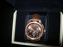 Maserati Herren UHR Armbanduhr 44mm Automatic rosegold/braun