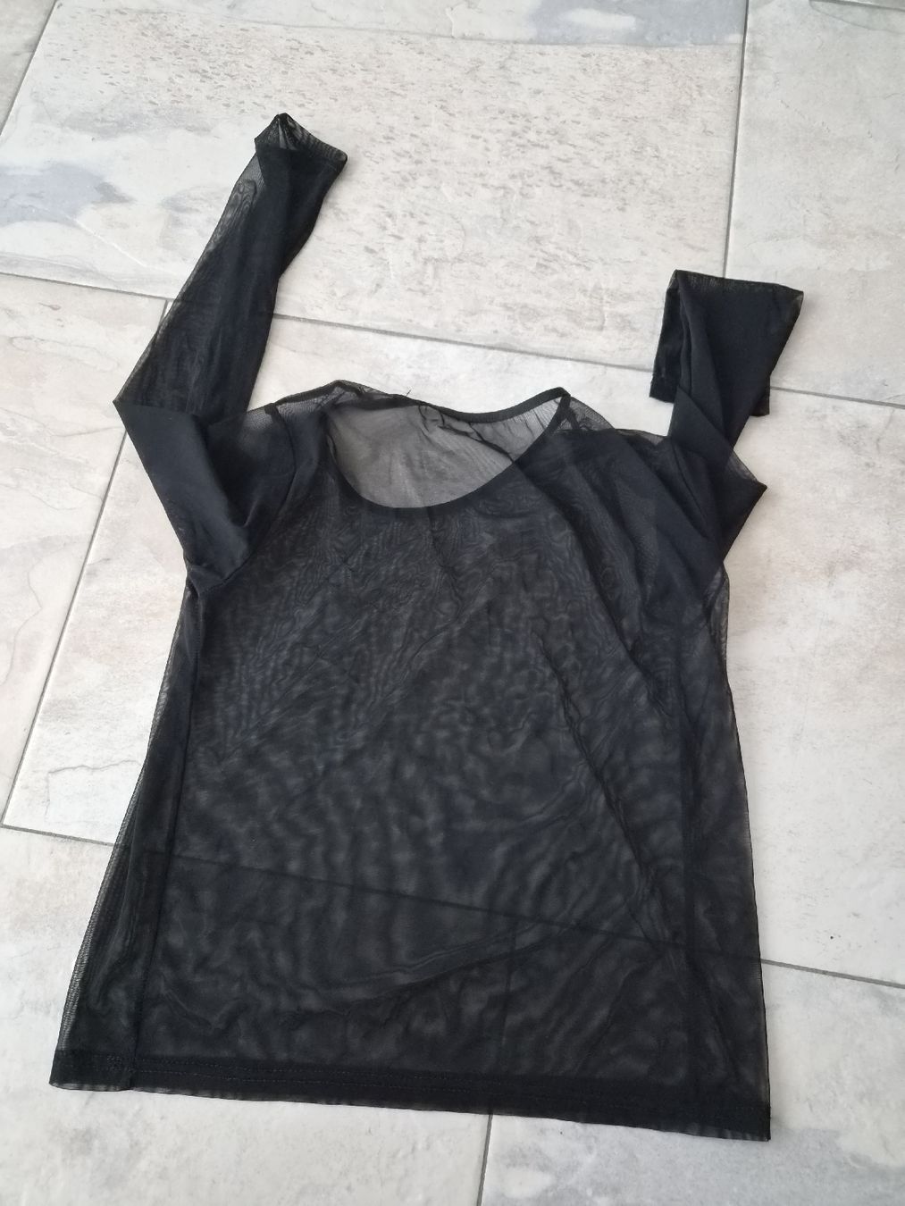 T-shirts: Transparent Shirt Langarm, Schwarz, Grösse S – D'occasion à Niederrohrdorf par Miripfiri 4