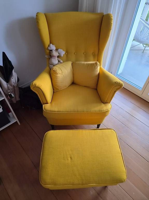Ikea Poltrone: IKEA STRANDMON Ohrensessel, super Zustand – Usato da Olten venduto da Loersen 4