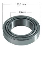 2x Radlager Kegelrollen L44649 Anhänger Auto Ø27x50,3x10,6