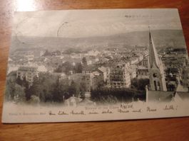 Bienne et les Alpes, 1904. o Biel/Bienne Juravorstadt