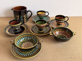 Geschirr Set Keramik AEBI HASLE Vintage