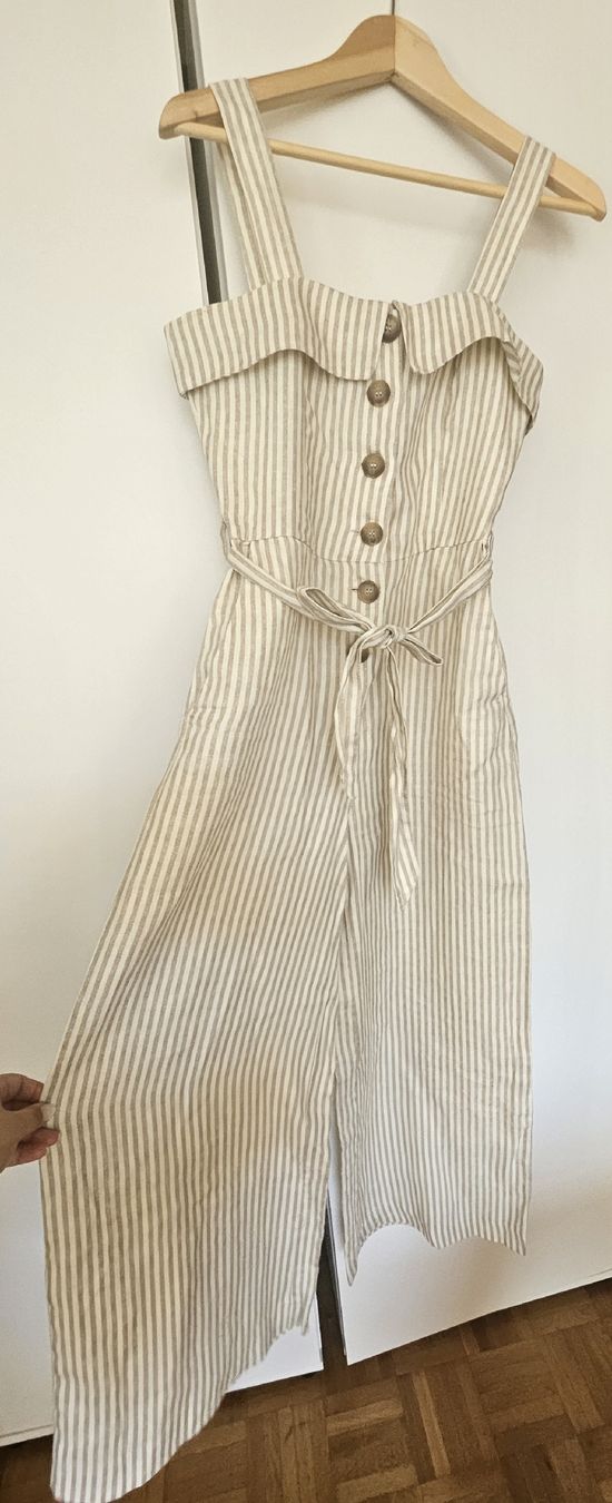 Mango Tute: MANGO Jumpsuit aus 100% Leinen Grösse S – Usato da Sevelen venduto da sweet-sinems 5