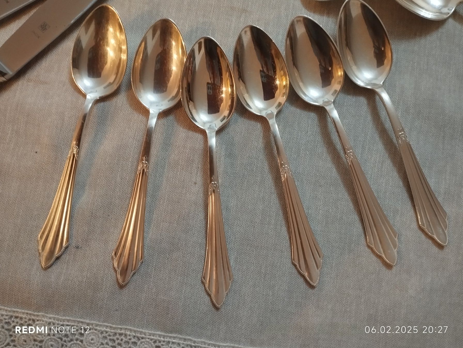 WMF Set di posate: Set 30 Teilig -WMF Fächer/Fächermuster versilbert- – Usato da Rorschacherberg venduto da Giova1922 4