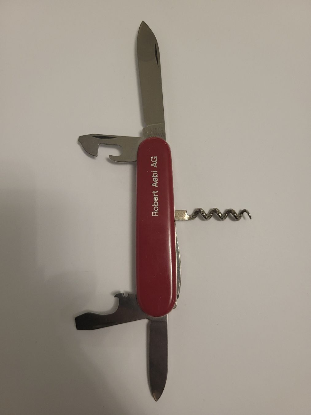 Victorinox Coltelli tascabile: Taschenmesser Elinox rot Robert Aebi  – Usato da nunningen venduto da mic_88k2 2