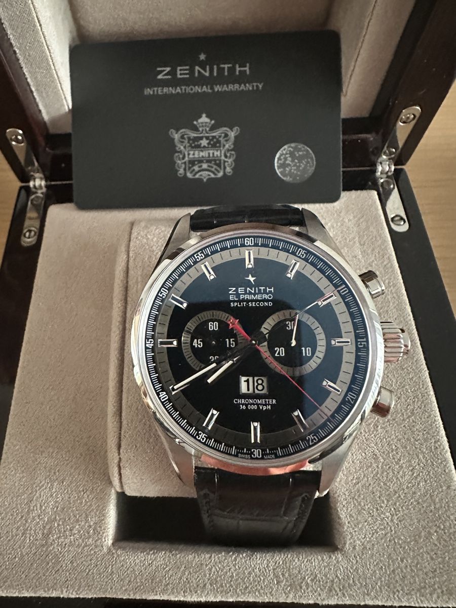 Zenith Montres: Zenith El Primero Chronograph Split Second Uhr Herren Neu – Neuf avec emballage d'origine à Stansstad par Dalmatinerhjf