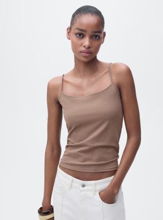 🤩MANGO NEUE KOLLEKTION TRäGER-TOP BRAUN NEU 10.- STATT 16.-