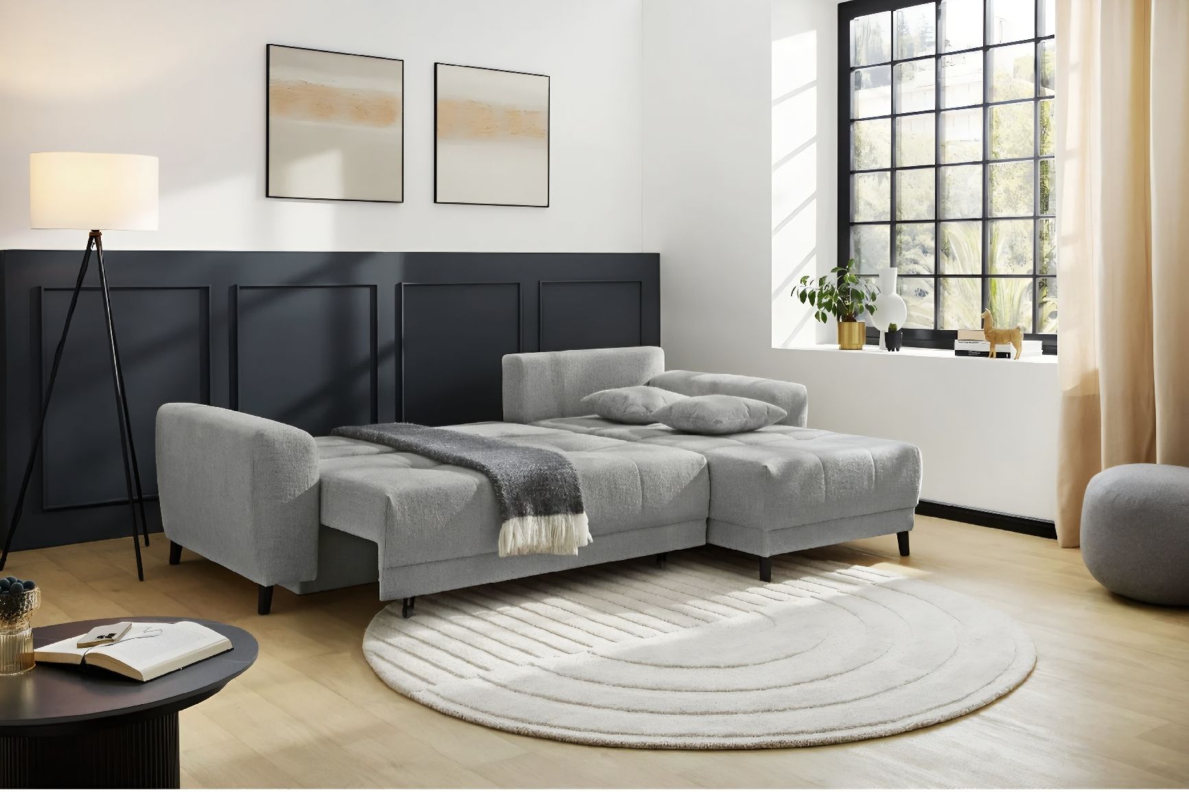 Divani: Sofa neu mit Bettfunktion links oder rechts montiert werden. – Nuovo e nell'imballaggio originale da Lützelflüh-Goldb venduto da Rampenverkauf_72_ 1