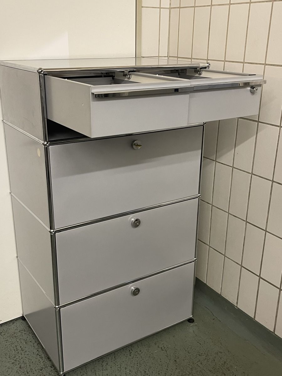 USM Eléments de bureau: USM Haller Sideboard Mattsilber – D'occasion à Dietikon par Kumar_Occasionen 6