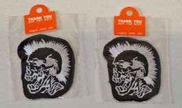 Badge Aufnäher Totenkopf tête de mort Patch Abzeichen
