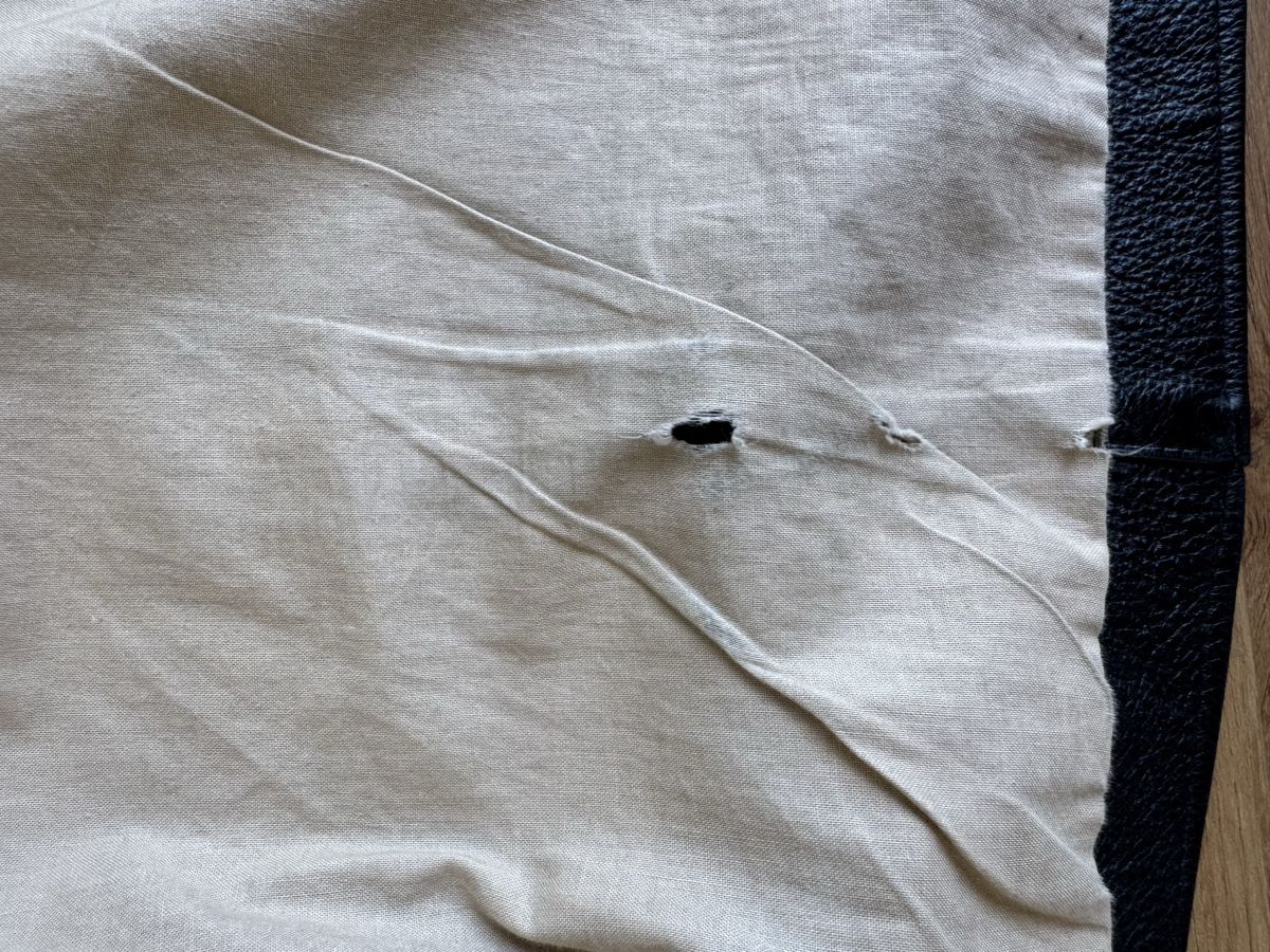 Giacche: Veste en cuir noir – Usato da Lausanne venduto da mat_75vw 3