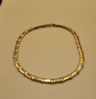 Goldene Elegent Bicolor Collier