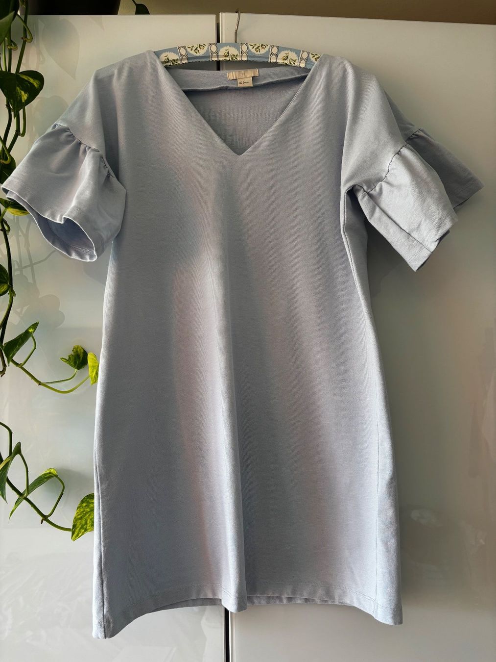 H&M T-shirt: H&M hellblaues Longshirt/Minidress Gr. 34 – Usato da Zürich venduto da missmodernage 3