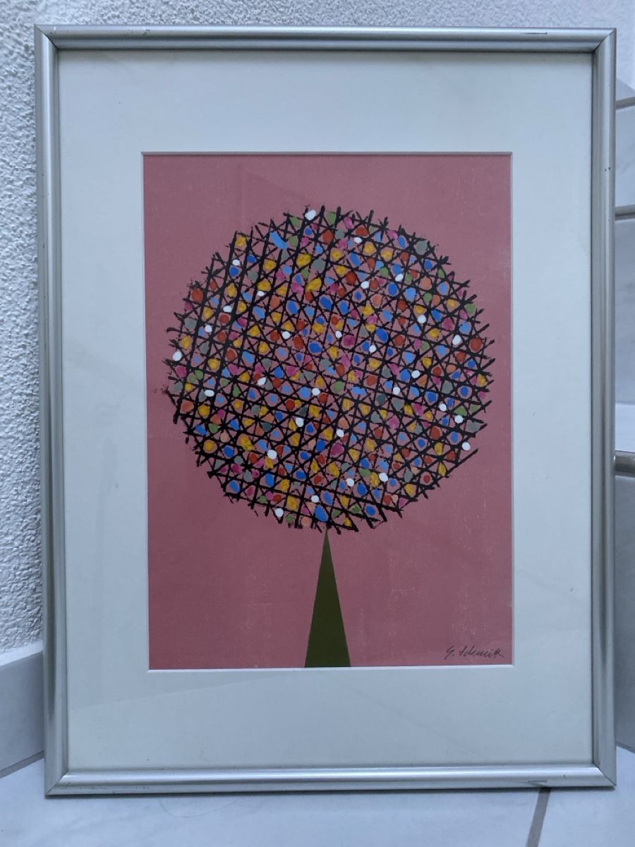 Dipinti: Gemälde, Baum , abstrakt. – Usato da Biberist venduto da Momo33