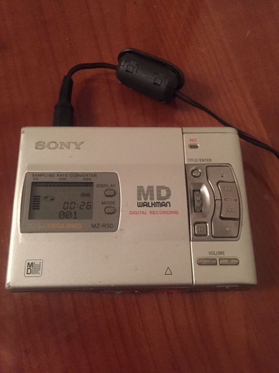 SONY MZ-R50 MINIDISC RECORDER (D'occasion) à Zürich pour CHF 49 – avec ...