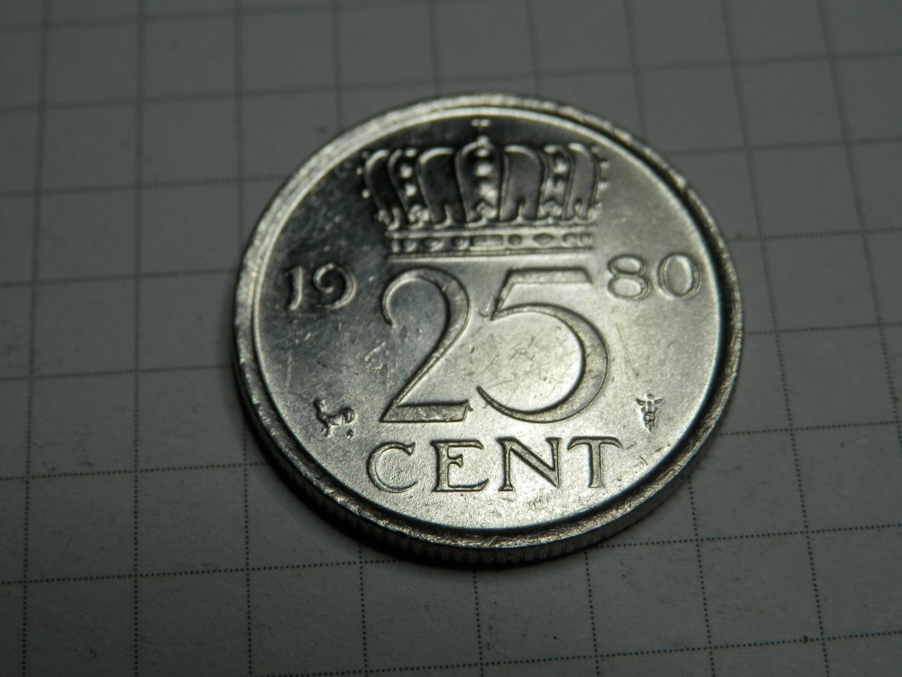 Tutti le monete: Niederlande 25 Cent, 1980 – Usato da Weiach venduto da weiach81 1