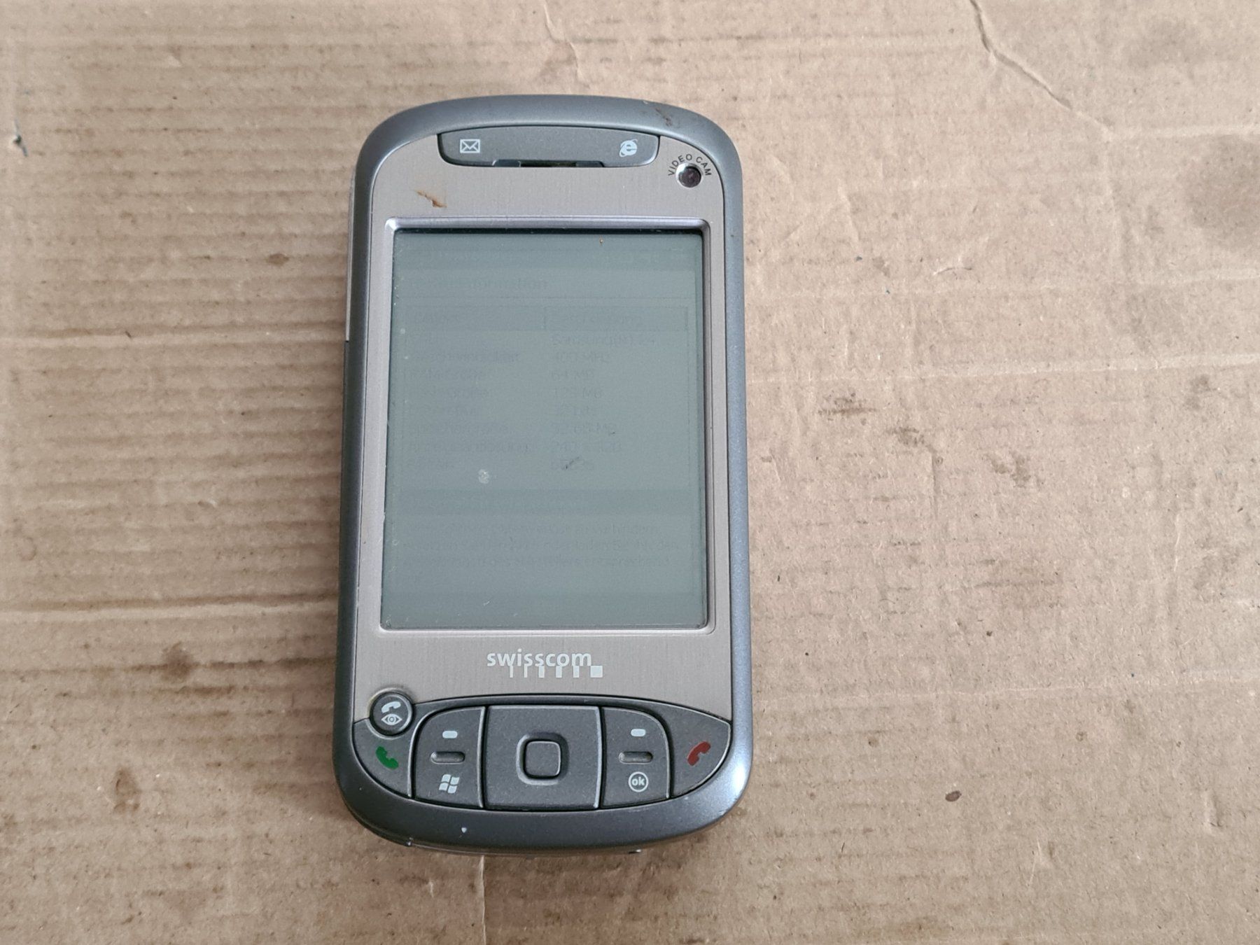 HTC Telefoni cellulari / Smartphones: Windows Pocket PC Smartphone ohne Sperre: HTC Herm 200 – Usato da Winterthur venduto da Opusco 7