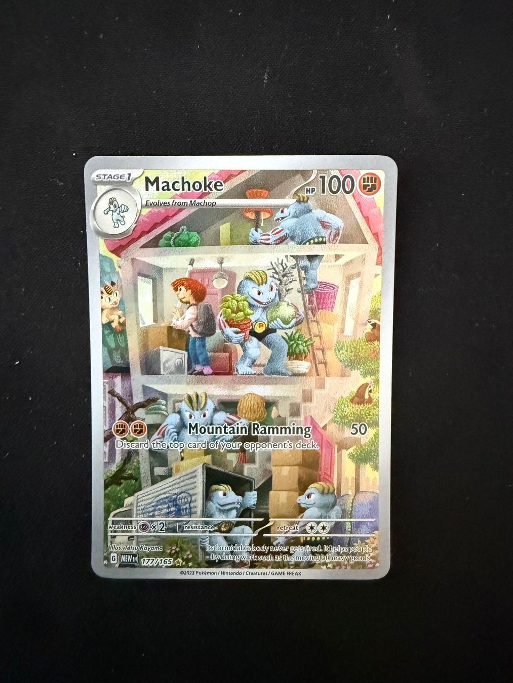Pokémon Carte collezionabili: Pokemon Machoke 177/165 EN 151 – Usato da Buchs SG venduto da Rheintalseller