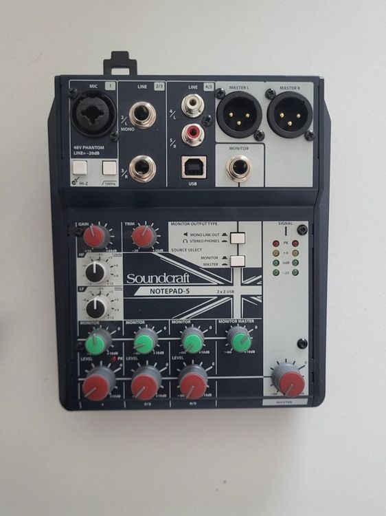 soundcraft notepad-5 (Gebraucht) in Genève für CHF 79 – mit Lieferung ...