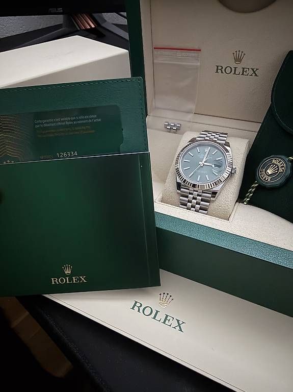 Rolex Orologi: Rolex Datejust 41  Mint Green  Jubilee – Usato da Hausen AG venduto da Reazy89 1