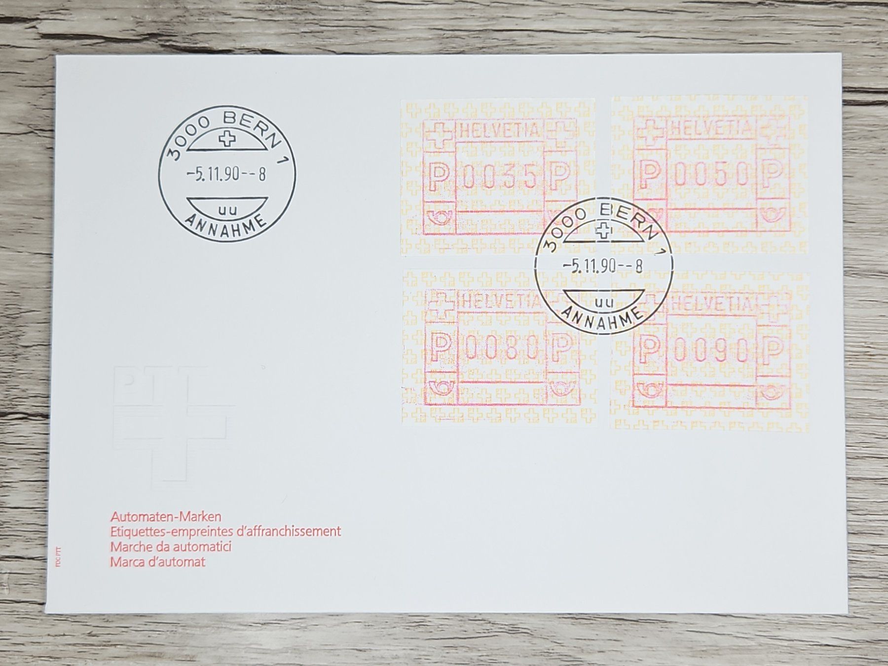 Tutti i francobolli: CL03 Enveloppe + Timbre Suisse 1990 – Usato da Cousset venduto da Patrick_Collections