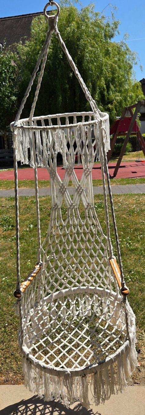 Poltrone pensili da giardino: Balancelle  suspendu  blanche – Usato da Erlach venduto da roberto910 3